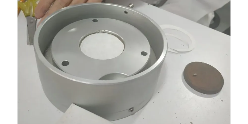 Colocación de la piedra superior