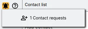 Contact request