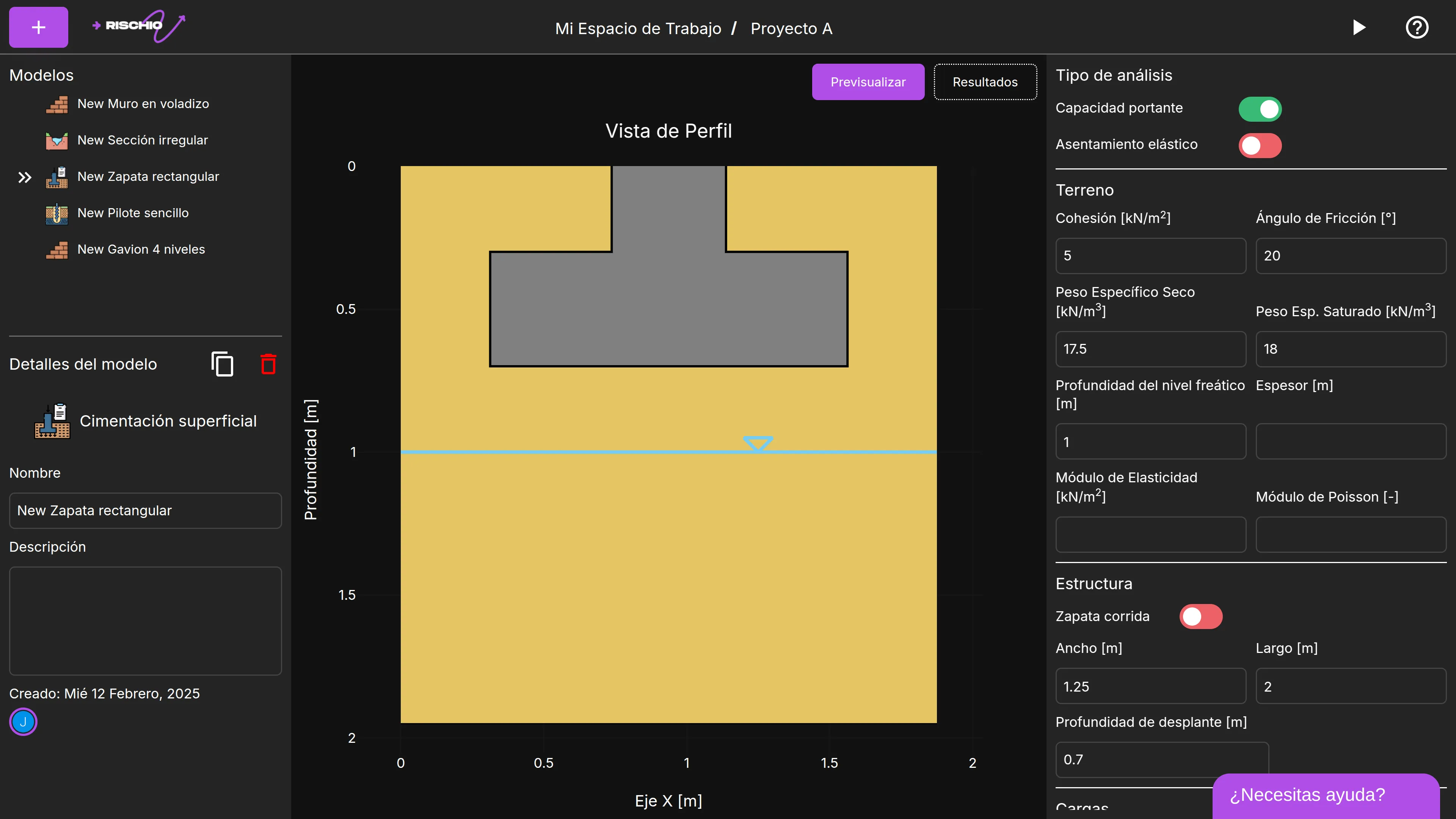 Shallow Foundation Program