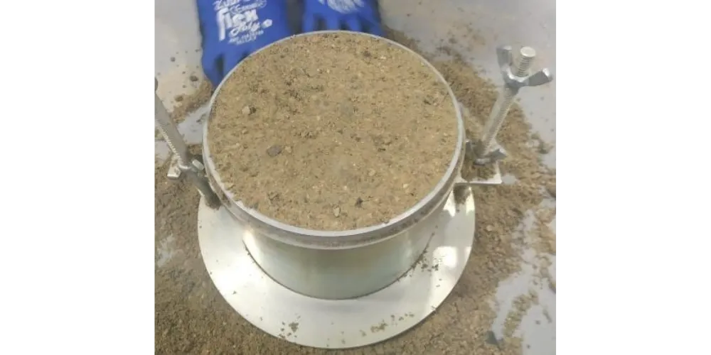 Nivelación de la muestra