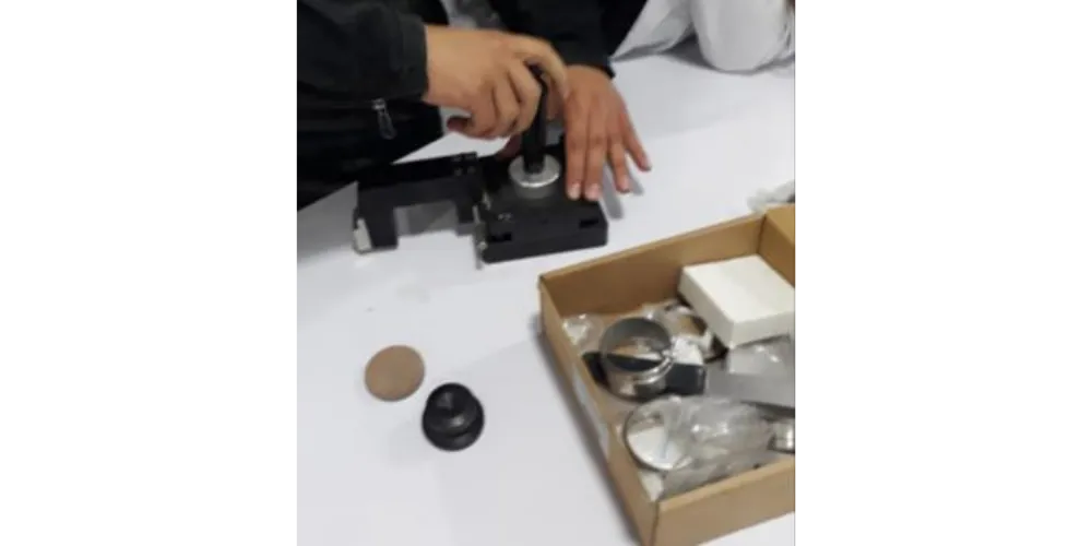 Preparación de la muestra densa